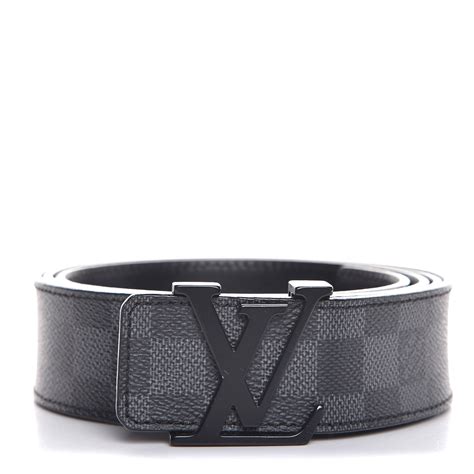 louis vuitton belt damier graphite|Louis Vuitton damier ebene belt.